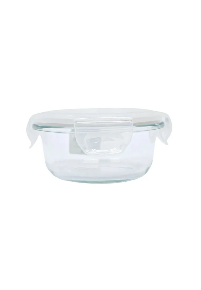 Cuisson Round Glass Food Container 200ml with PP Lid