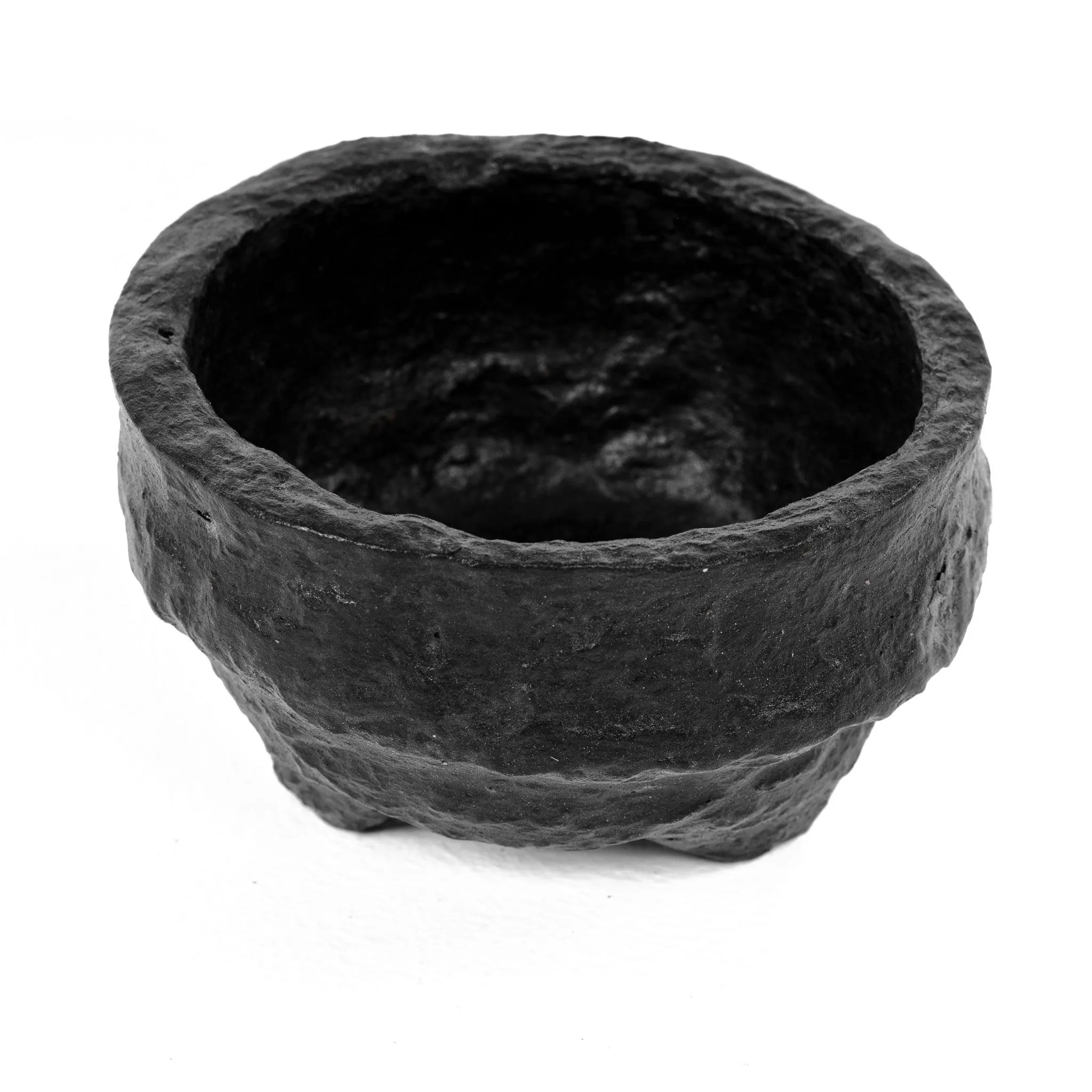 Decorative Paper Mache Footed Bowls