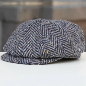 Donegal Mayo Blue Fleck 8pc Tweed Cap 