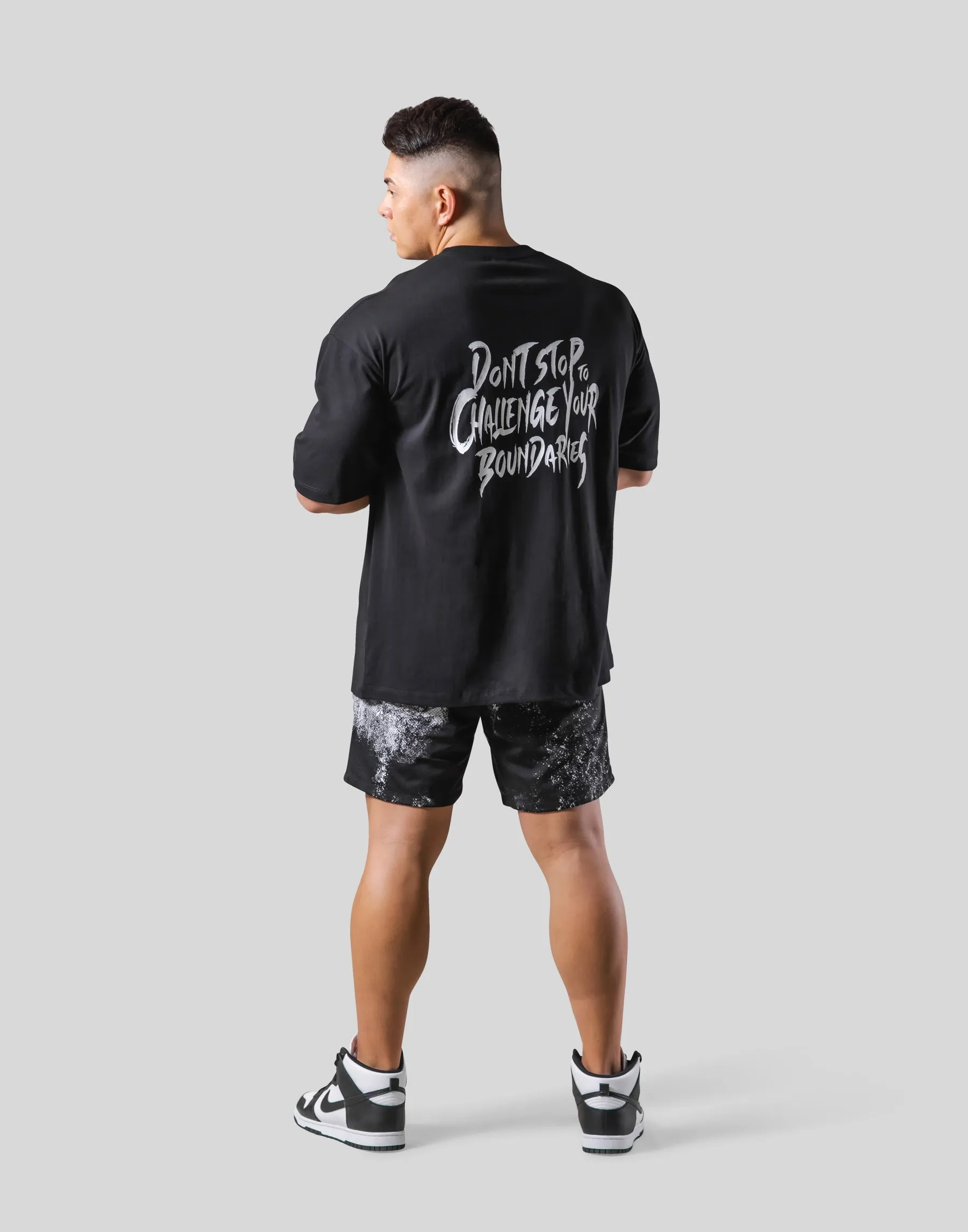 DSCY Back Print Big T-Shirt - Black