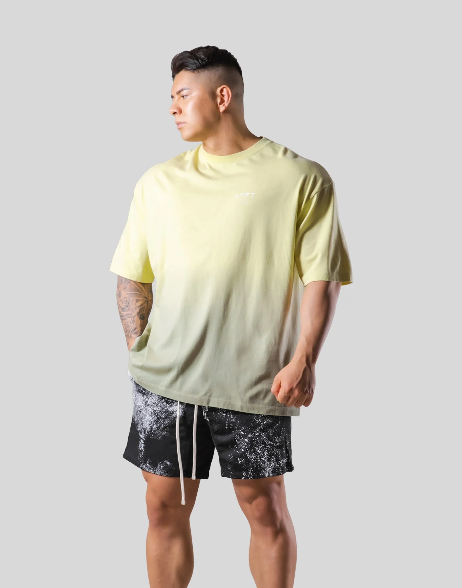 DSCY Back Print Big T-Shirt - Lime