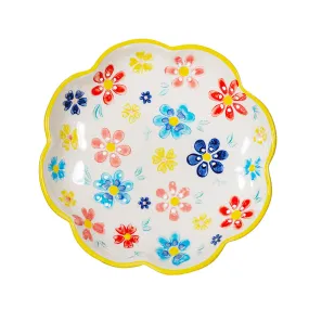 Folk Floral Trinket Dish By Sass & Belle