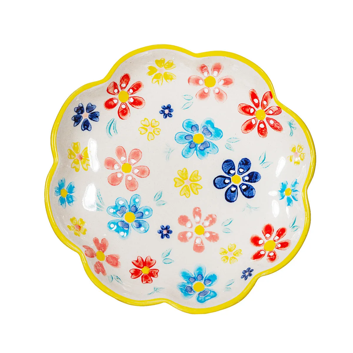 Folk Floral Trinket Dish By Sass & Belle