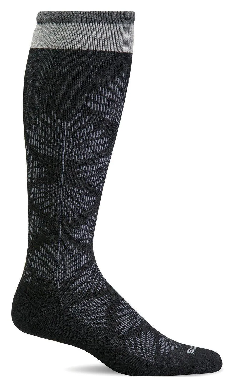 Full Floral | Wide Calf Fit | Women's Moderate Compression Knee-High