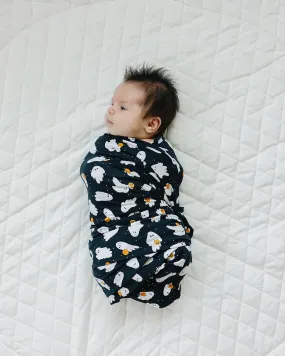 Ghosts Bamboo Stretch Swaddle