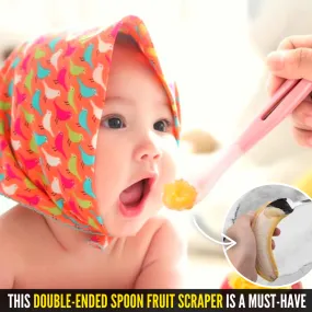 Happy Baby - Fruit Mash Scraper Spoon (2 pcs set)