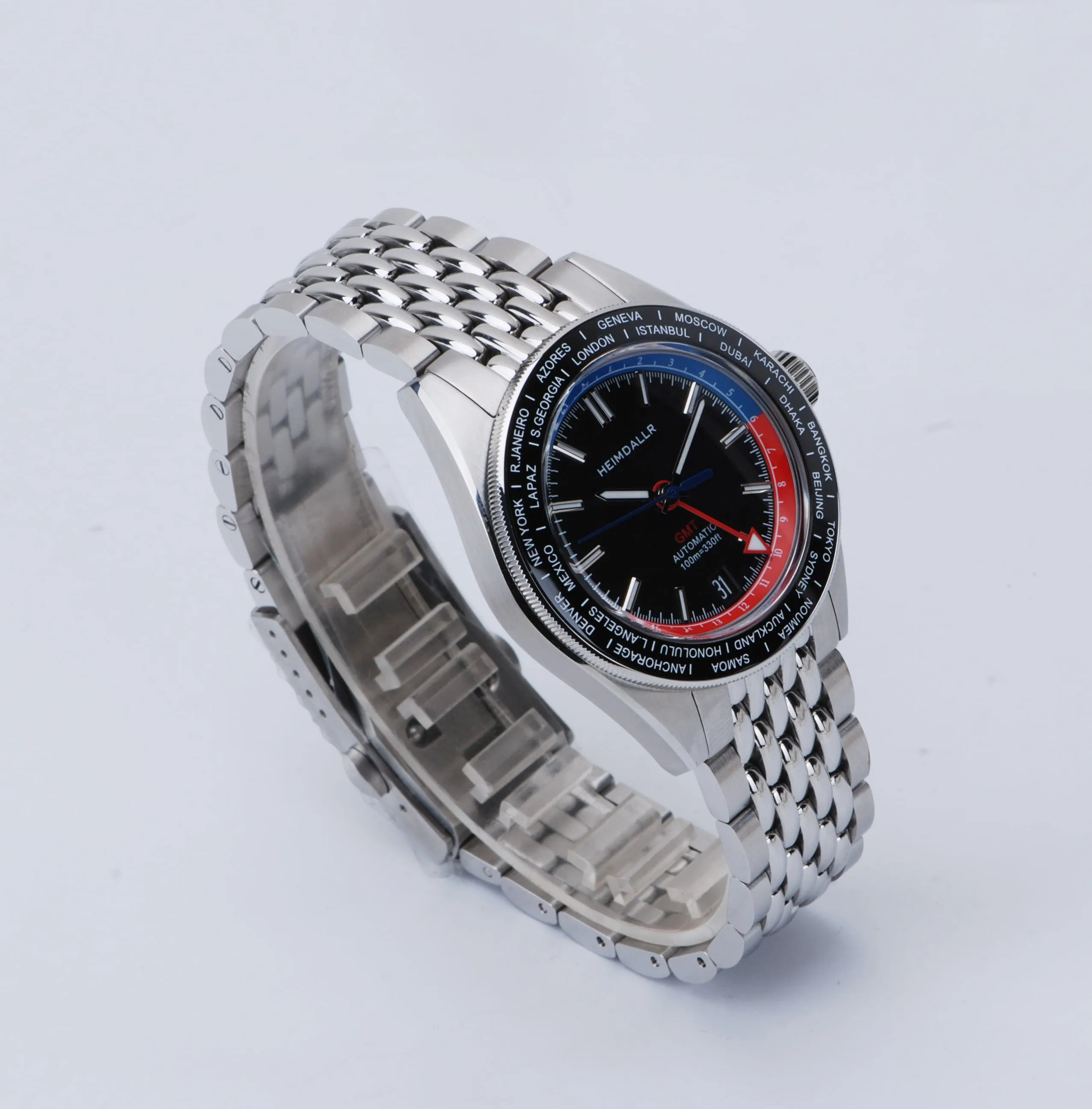 Heimdallr NH34 World-Time Bezel GMT Watch