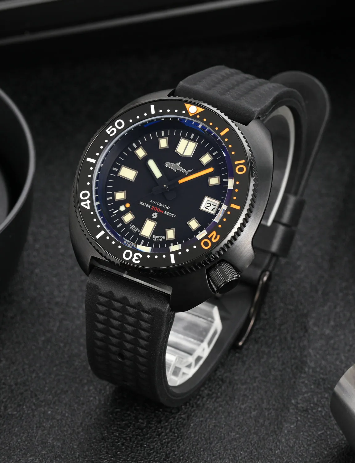 Heimdallr PVD 6105 Turtle Diver Watch