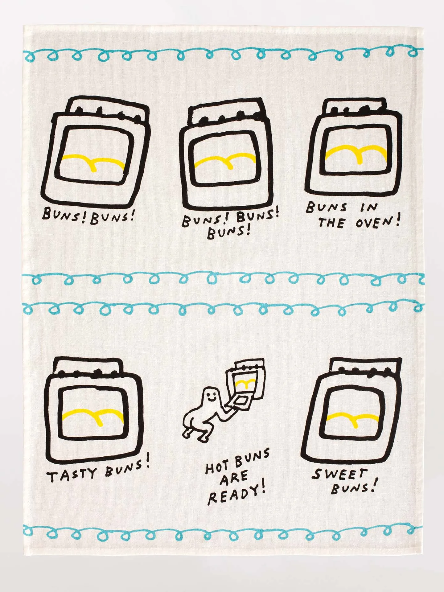 Hot Buns Are Ready Dish Towel