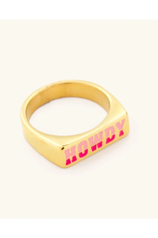 howdy ring - gold