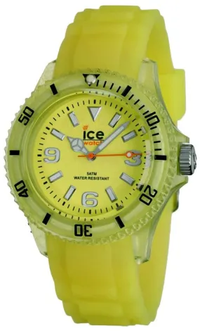 Ice-Watch Ice-Glow Polyamide & Silicon Unisex Yellow Watch GL.GY.U.S.11