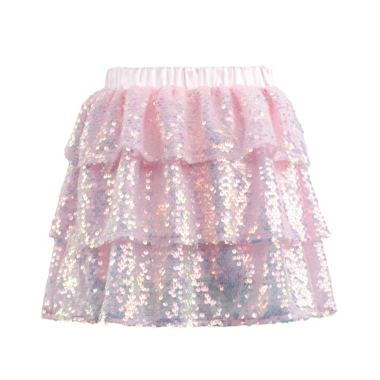 Iridescent Shimmer Sequin Skirt