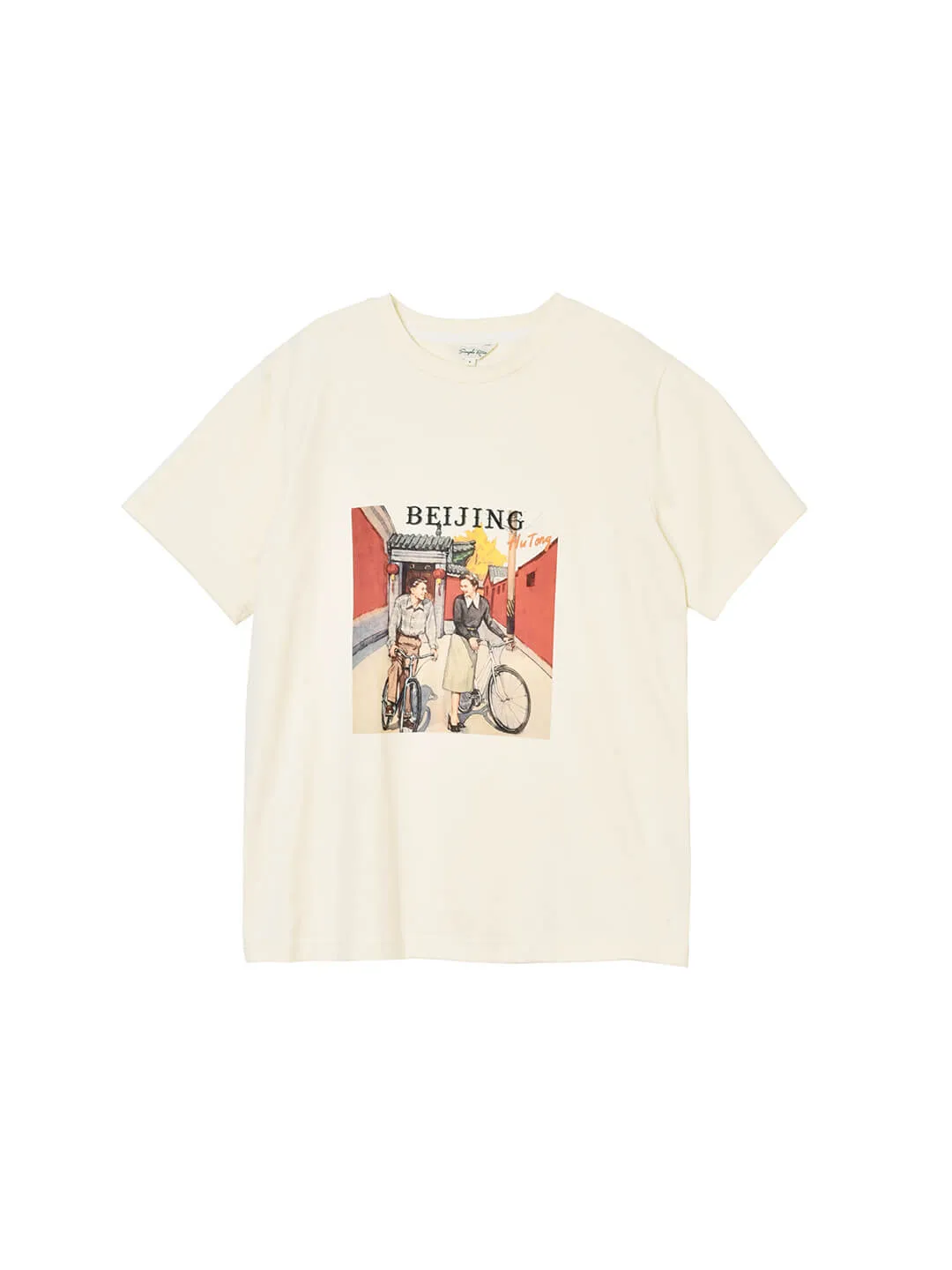 Jack Retro Graphic Cream T-shirt