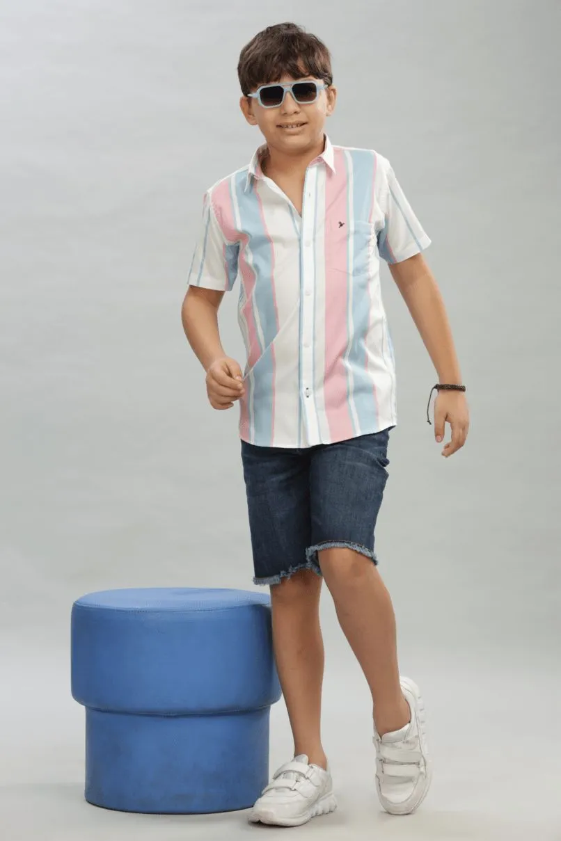 KIDS - Candy Stripes - Half-Stain Proof Shirt