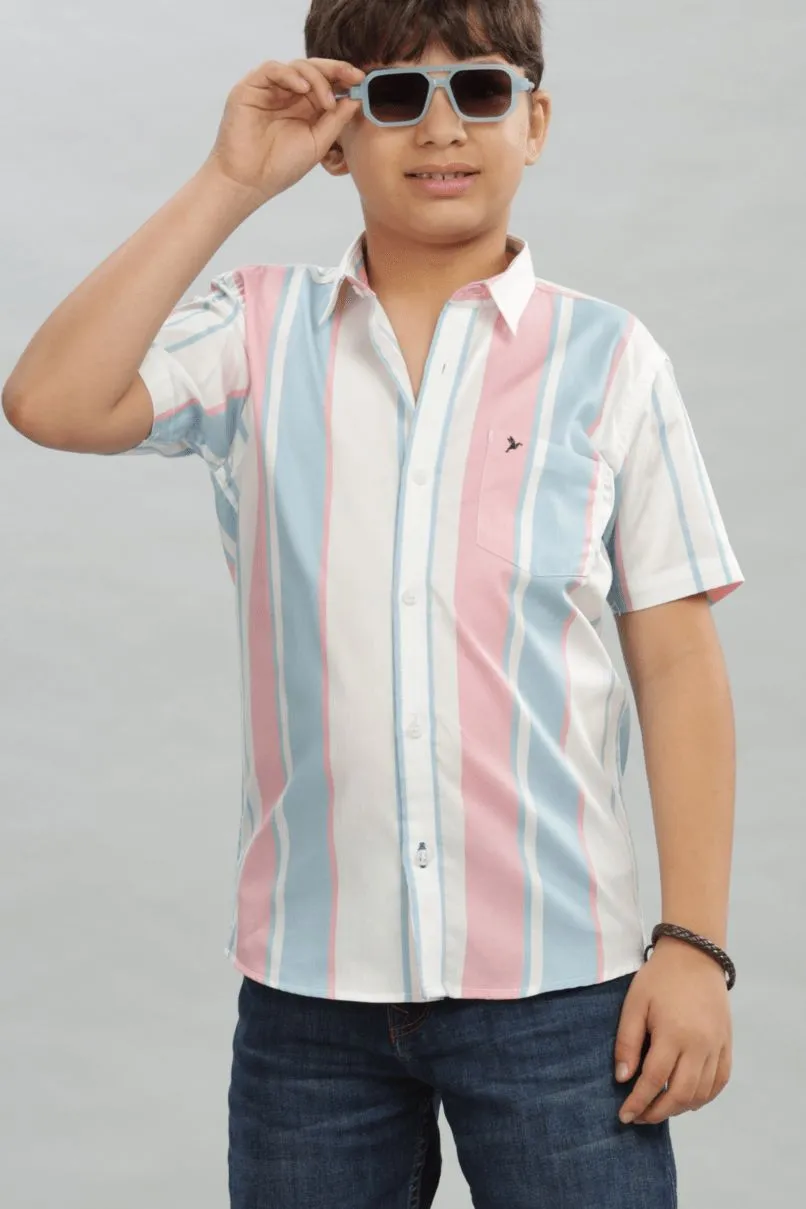 KIDS - Candy Stripes - Half-Stain Proof Shirt