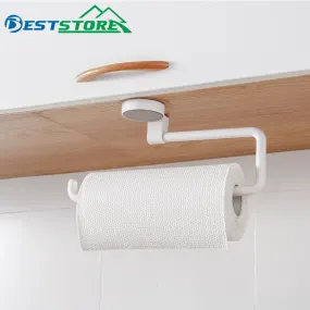 Kitchen Paper Holder Sticke Rack Roll Holder for Bathroom Towel Rack Estanterias Pared Decoracion Tissue Shelf Organizer