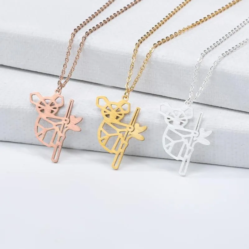 Koala Stainless Steel Necklace