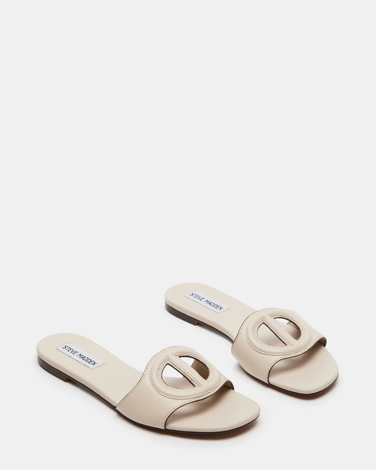 Kylah Slides BONE LEATHER