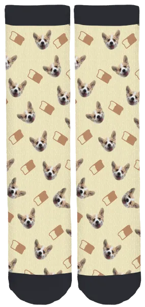 Lilo the Corgi Crew Socks