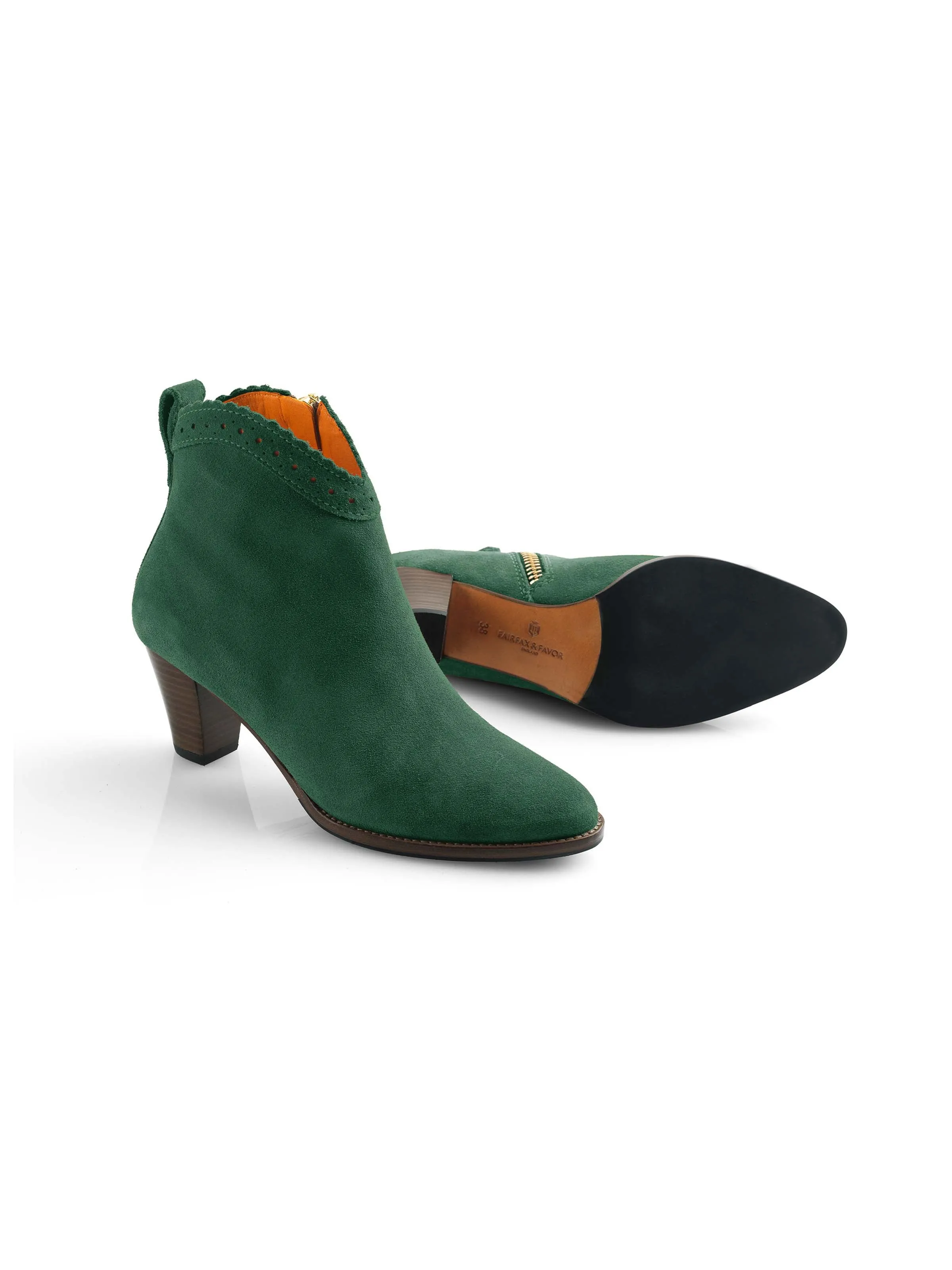 Limited Edition | The Regina Ankle Boot - Emerald Green