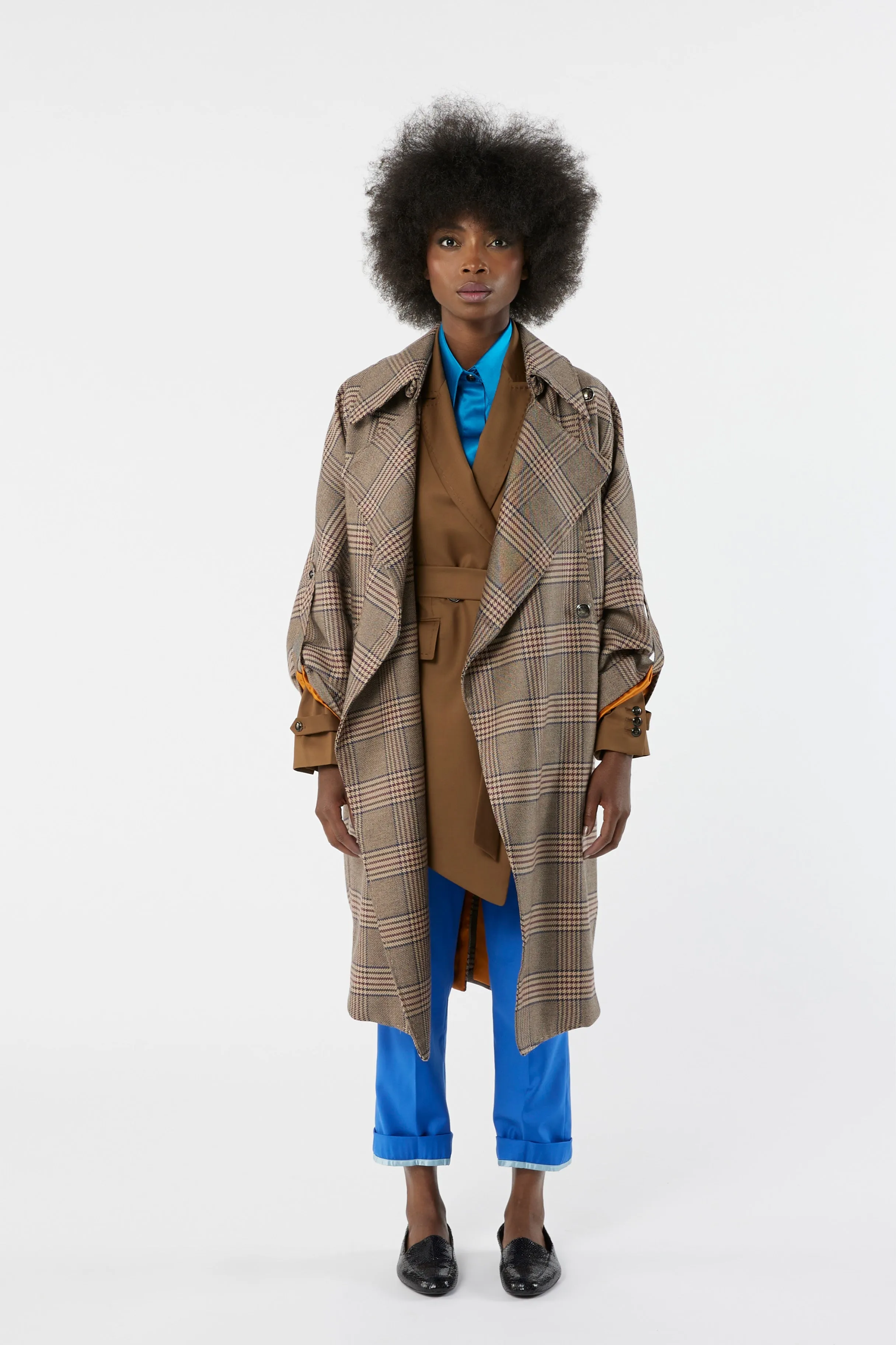 LINQ Prince of wales - wool coat