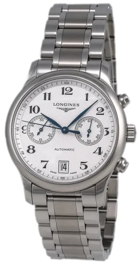 Longines Master Collection Automatic Chronograph Stainless Steel Mens Watch L2.669.4.78.6