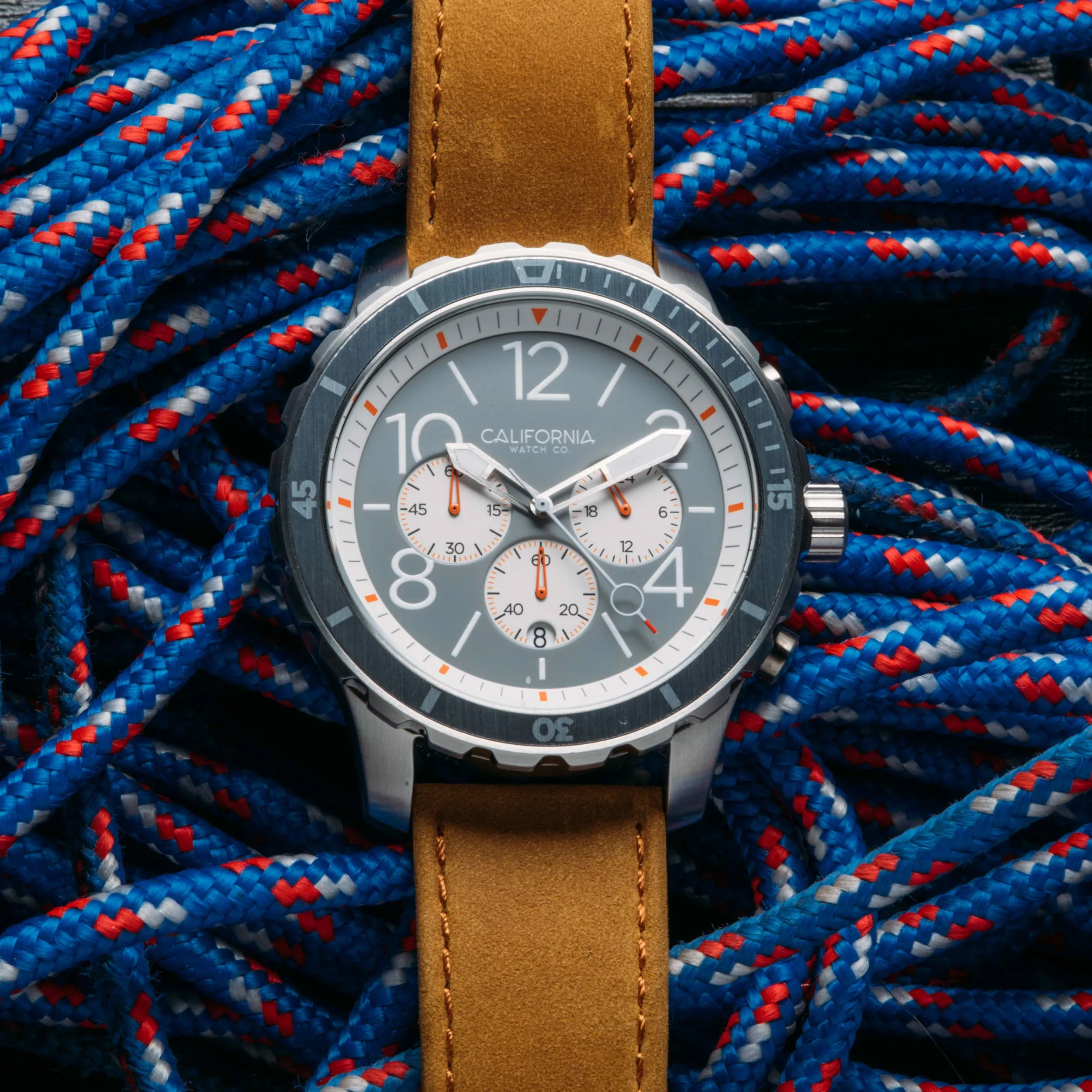 Mavericks Chrono Leather Sand Gray White