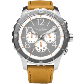 Mavericks Chrono Leather Sand Gray White