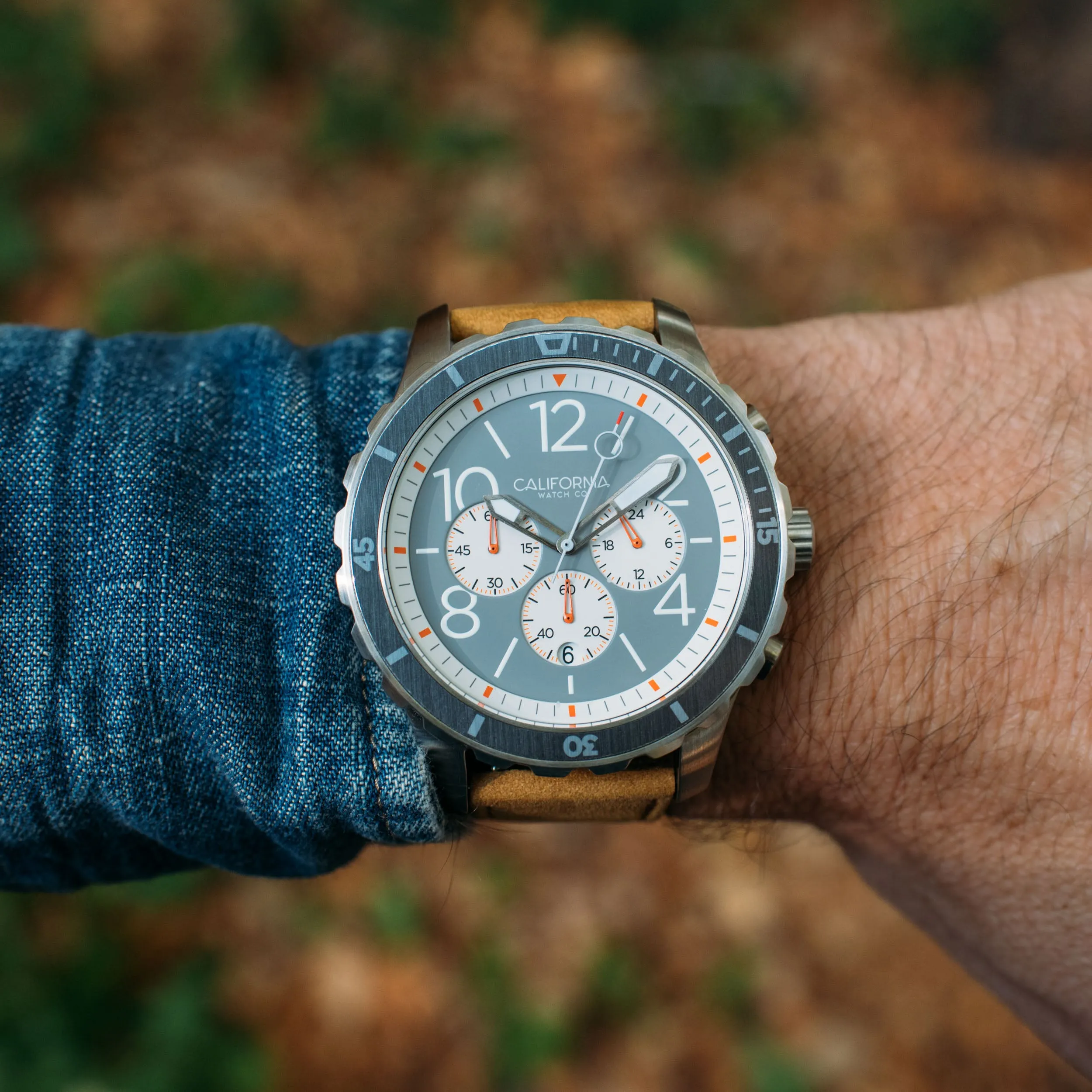 Mavericks Chrono Leather Sand Gray White