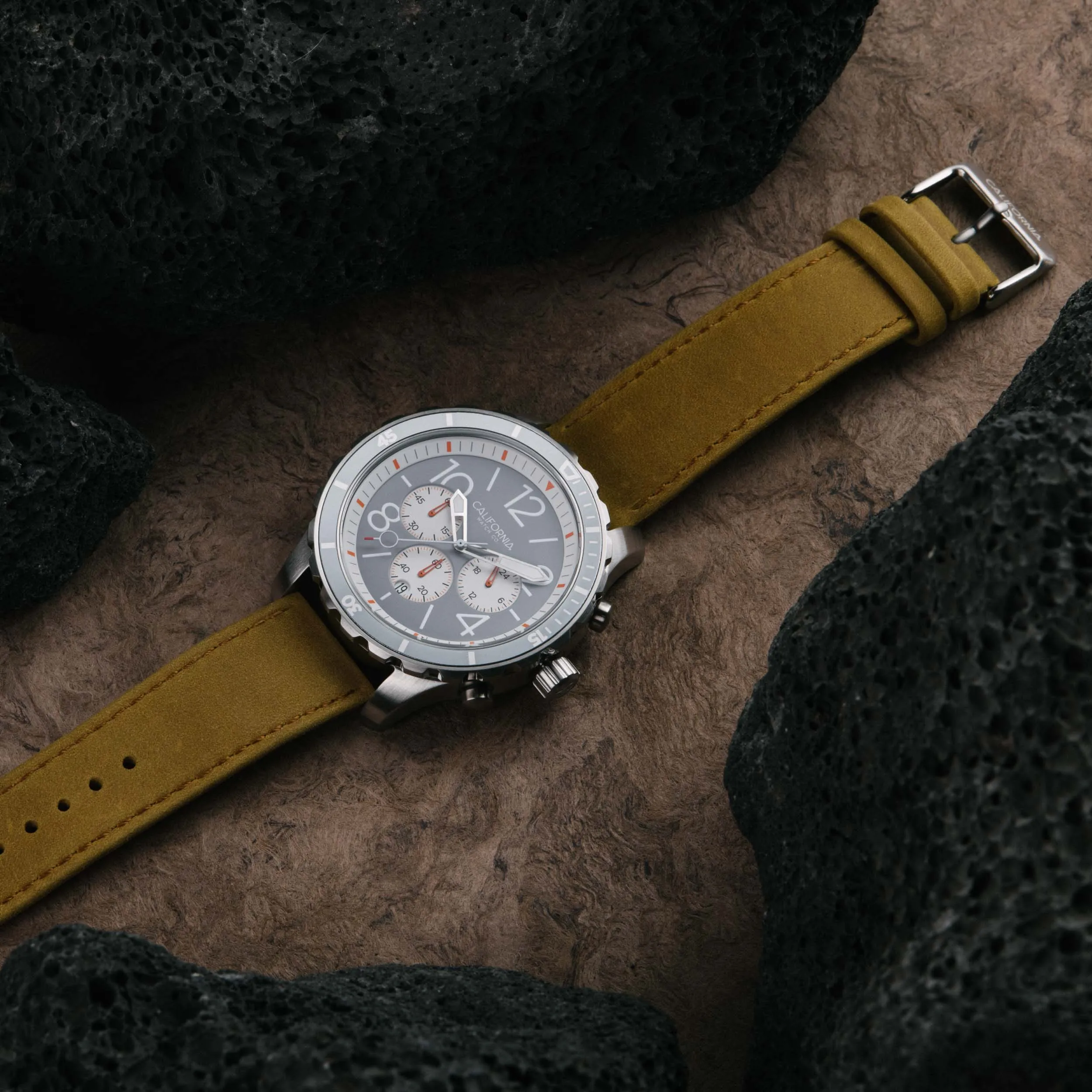 Mavericks Chrono Leather Sand Gray White