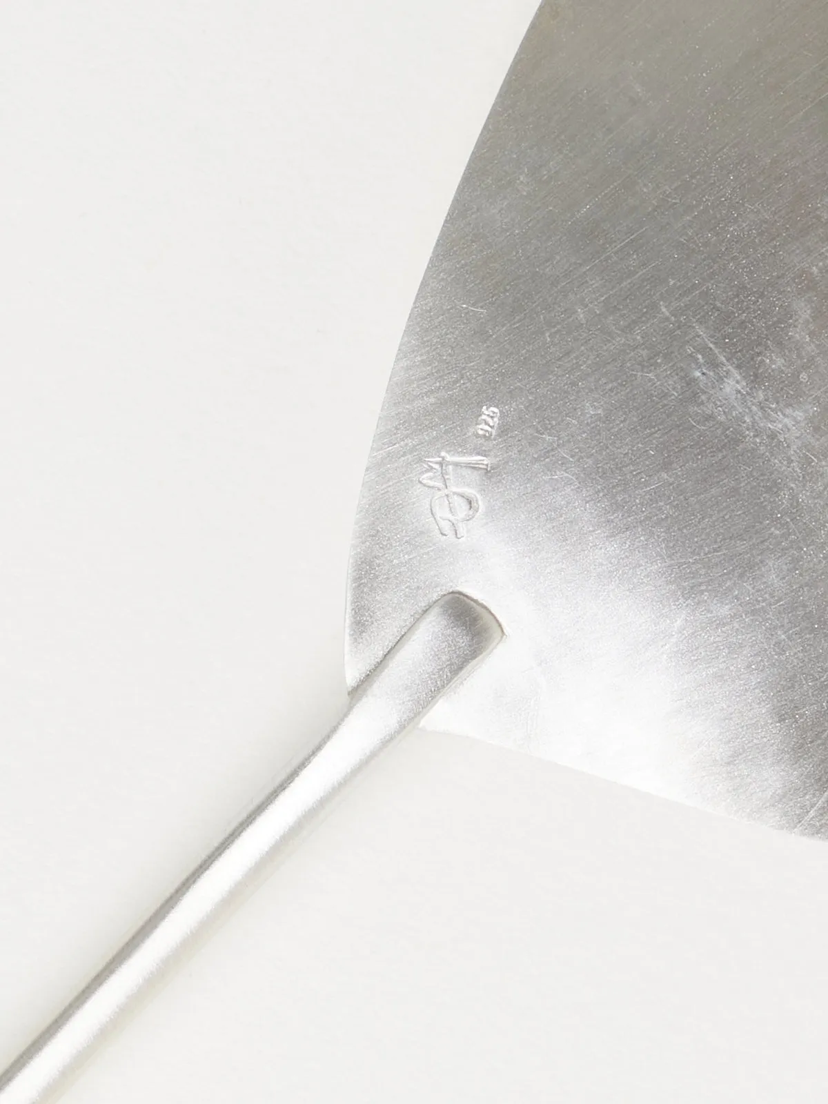 Medium-Big Silver Pebbled Spoon 2