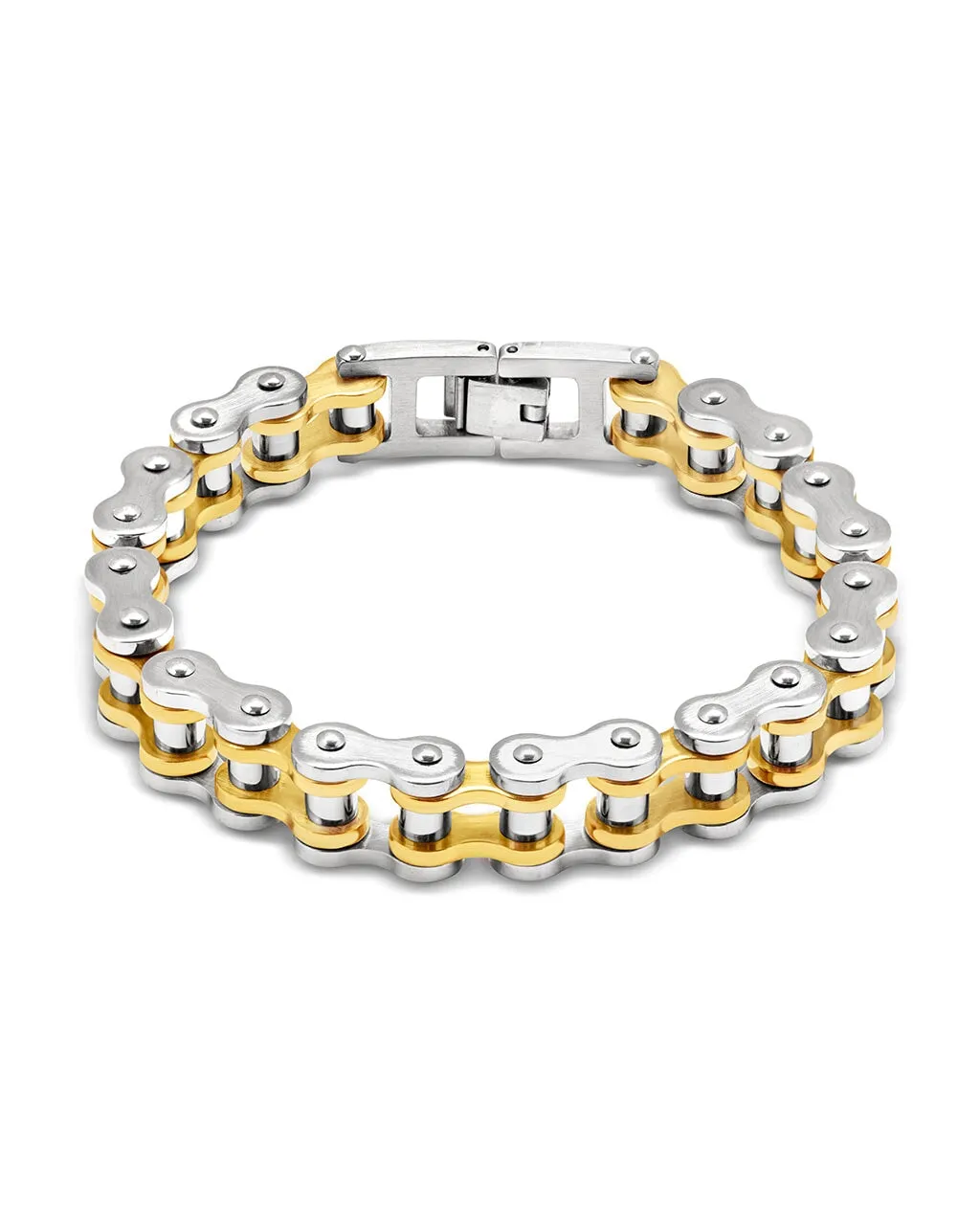 Men's Bolt Chain Watch Band Bracelet