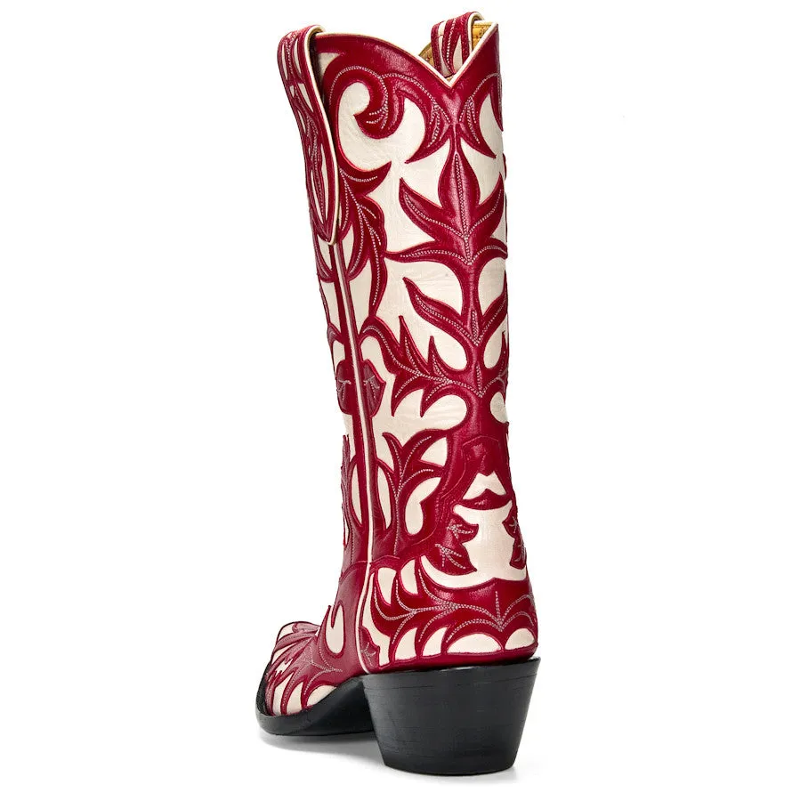 Monet 12" - Red/Bone