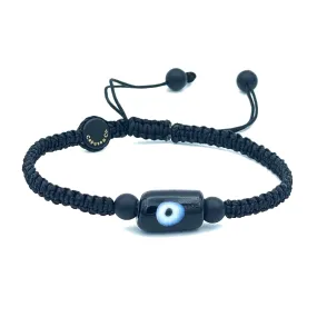 Murano Evil Eye Macrame Bracelet