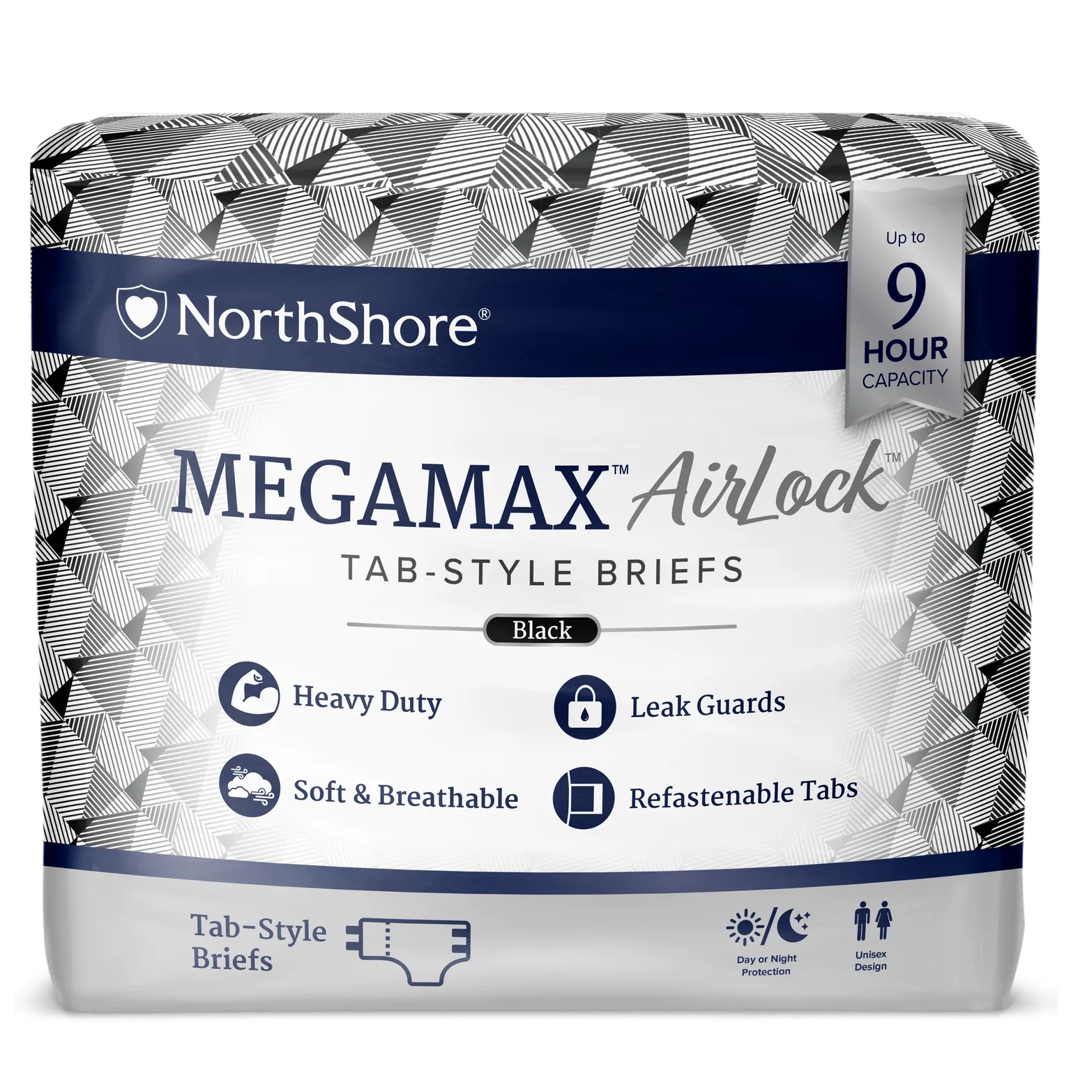 NorthShore MEGAMAX AirLock Adult Diapers