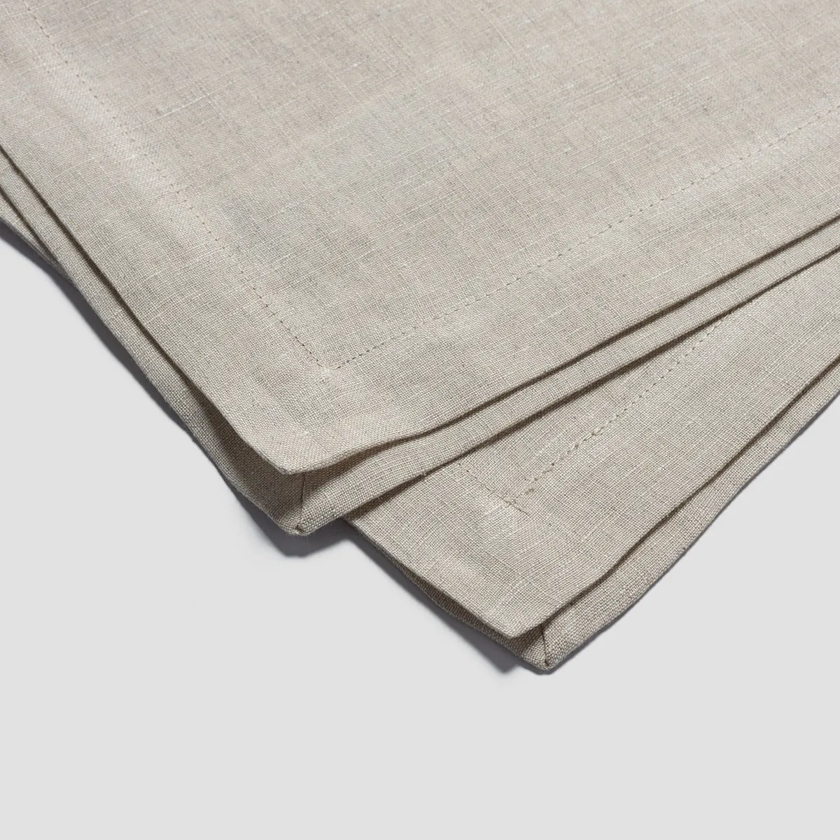 Oatmeal Linen Table Runner