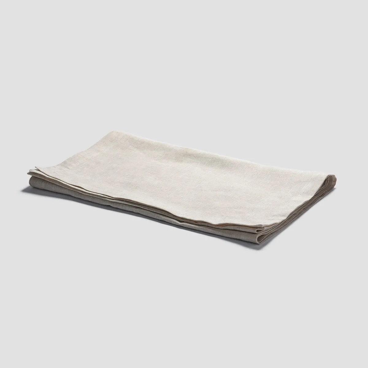 Oatmeal Linen Table Runner