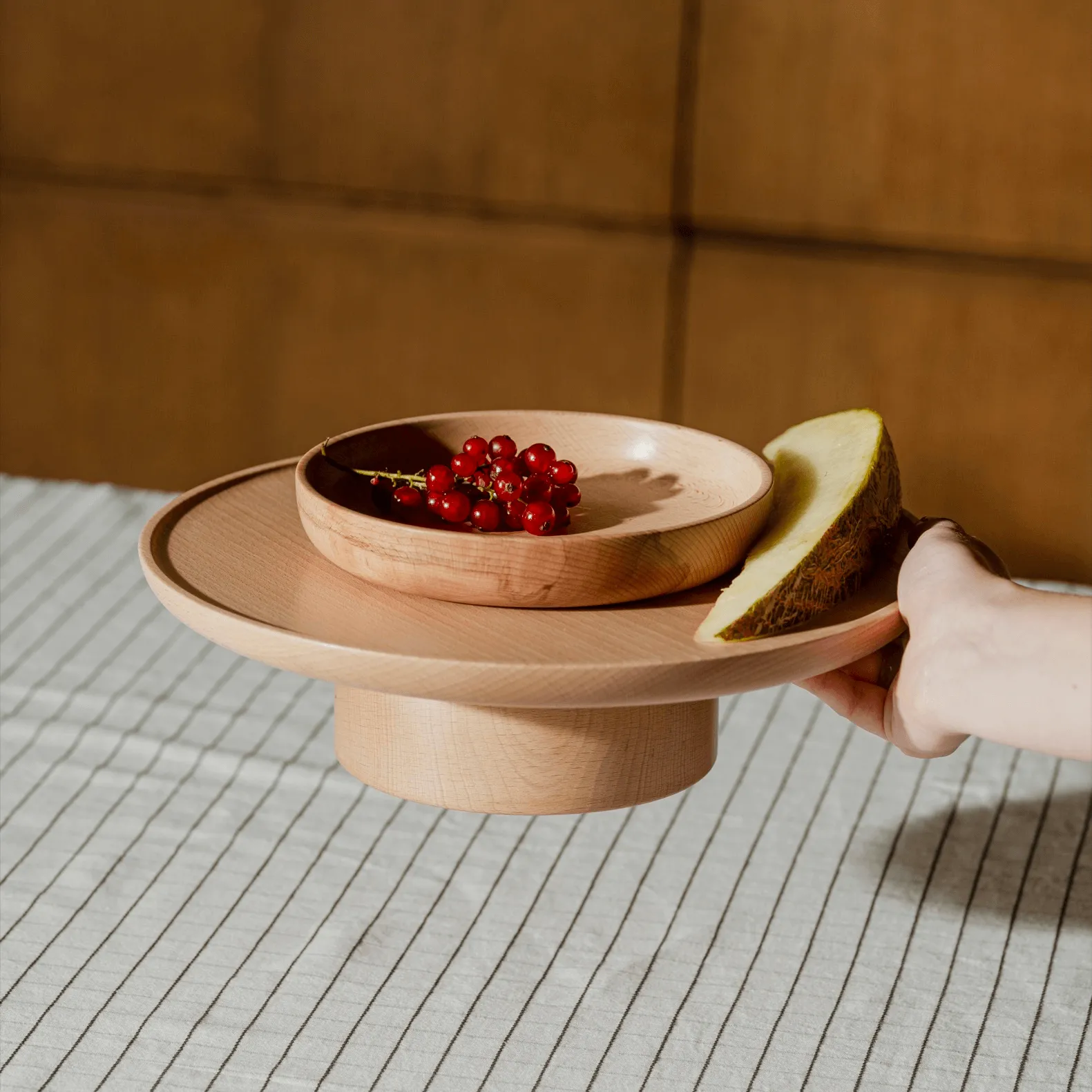 Oul Serving Platter and Bowls