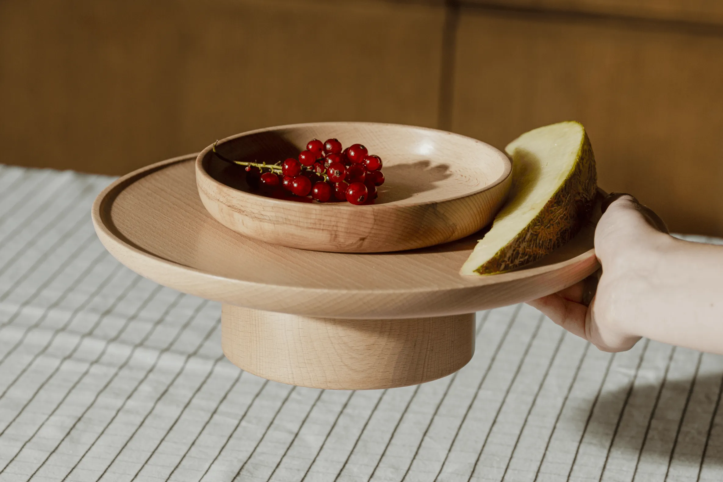 Oul Serving Platter and Bowls