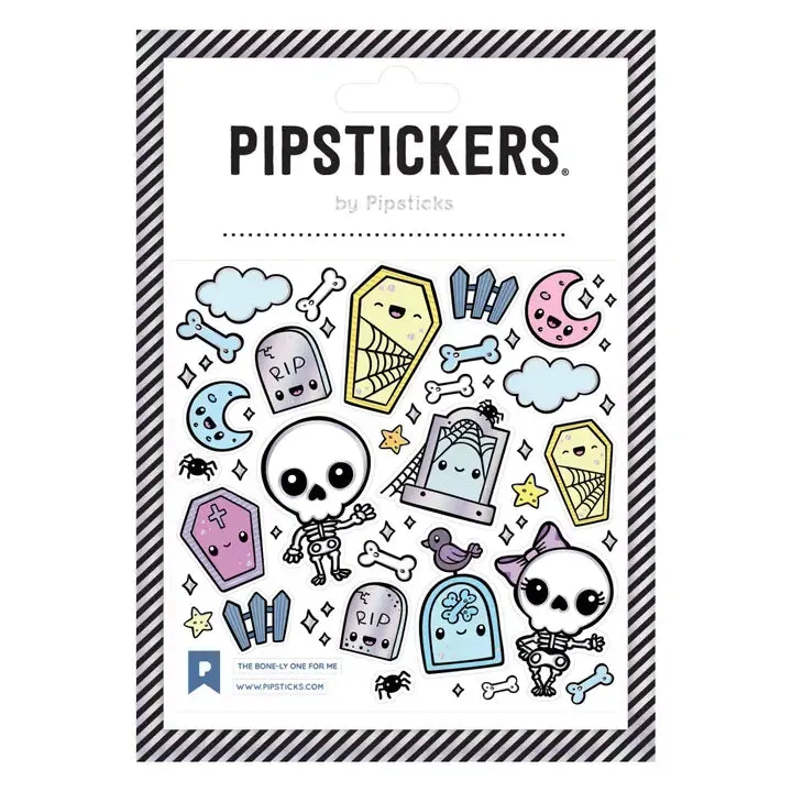 Pipsticks The Bone-ly One For Me Halloween Stickers