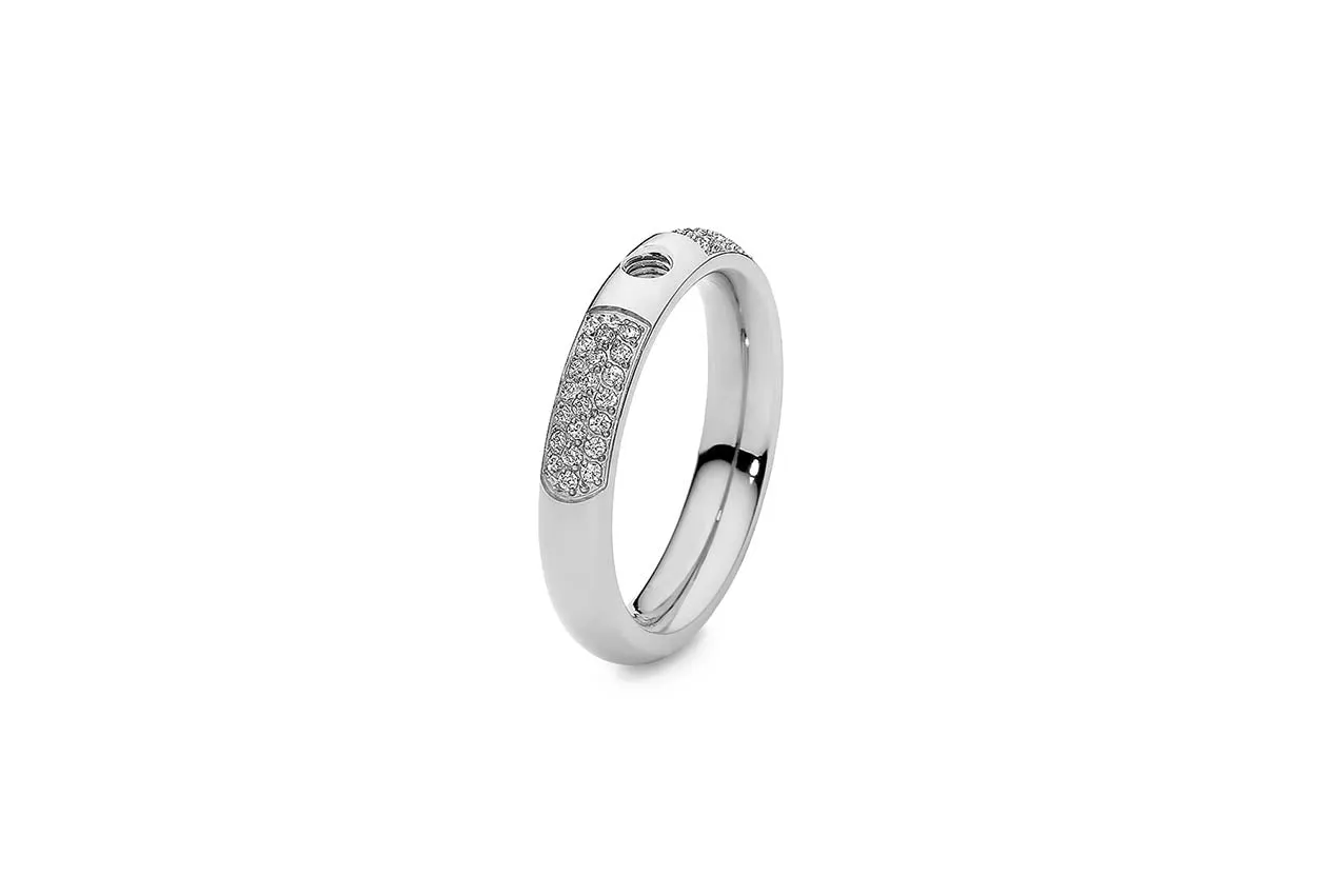 Qudo Stainless Steel Deluxe Ring