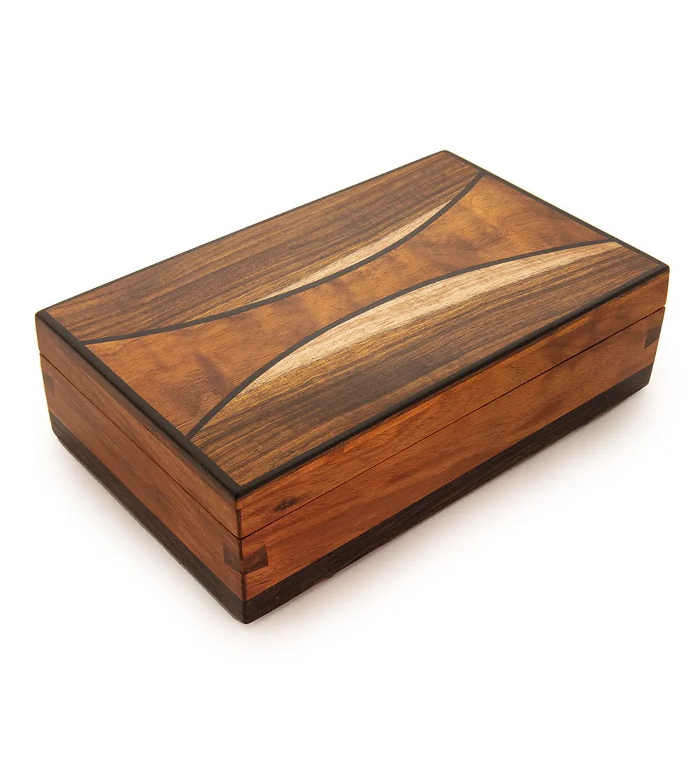 "Beguiling” Koa Marquetry Box