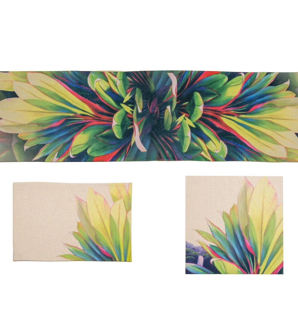 "Ti Leaf" Table Runner Set by Sabado