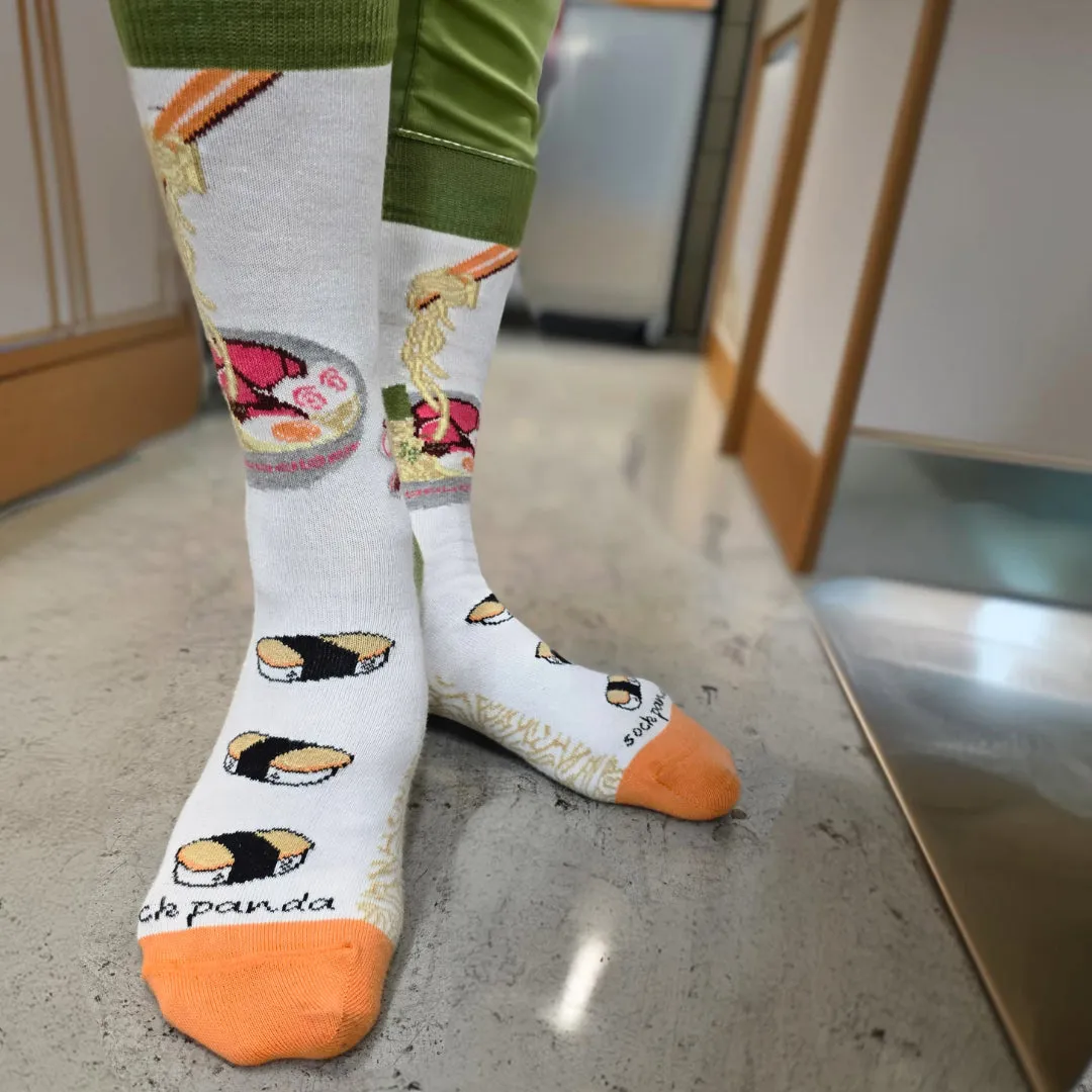 Ramen Socks from the Sock Panda (Adult Medium - Women's Shoe Sizes 5-10)