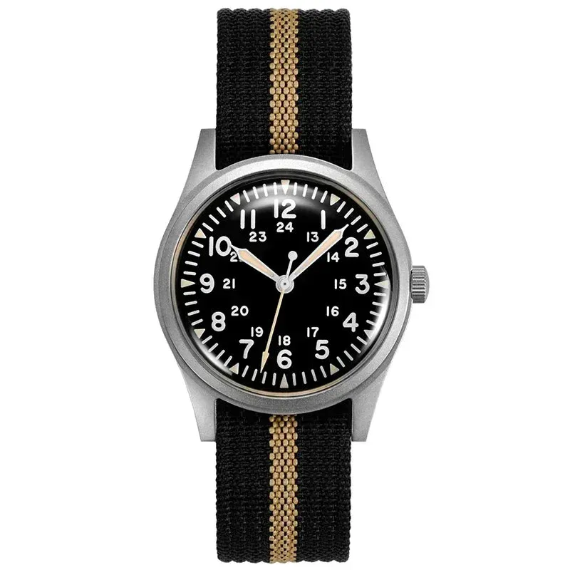 Rdunae RA03 Retro Khaki Filed Quartz Watch