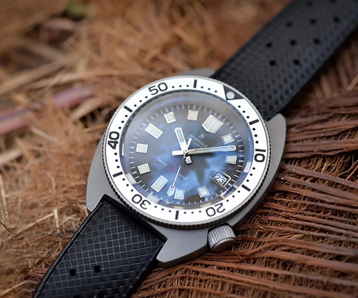 Rdunae Retangula Slim Turtle 6105-8000 Dive Watch