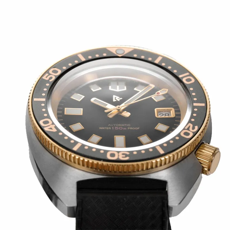 Rdunae Retangula Slim Turtle 6105-8000 Dive Watch