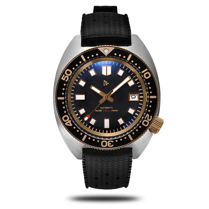 Rdunae Retangula Slim Turtle 6105-8000 Dive Watch