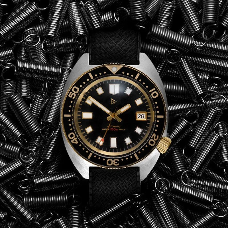 Rdunae Retangula Slim Turtle 6105-8000 Dive Watch