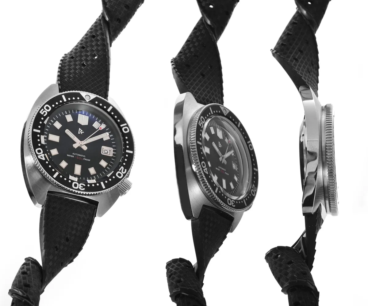 Rdunae Retangula Slim Turtle 6105-8000 Dive Watch